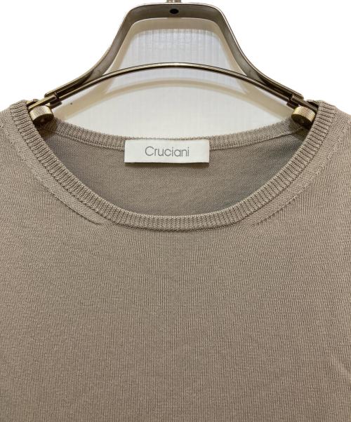 Cruciani（クルチアーニ）Cruciani (クルチアーニ) コットンS/Sニット グレー サイズ:48の古着・服飾アイテム