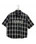 X-LARGE（エクストララージ）の古着「OLD ENGLISH S/S PLAID SHIRT　101242014006」｜ブラック
