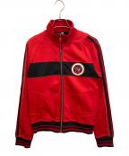 MARITHE+FRANCOIS GIRBAUDマリテフランソワジルボー）の古着「刺繍トラックジャケット」｜レッド