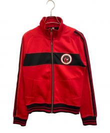 MARITHE+FRANCOIS GIRBAUD（マリテフランソワジルボー）の古着「刺繍トラックジャケット」｜レッド