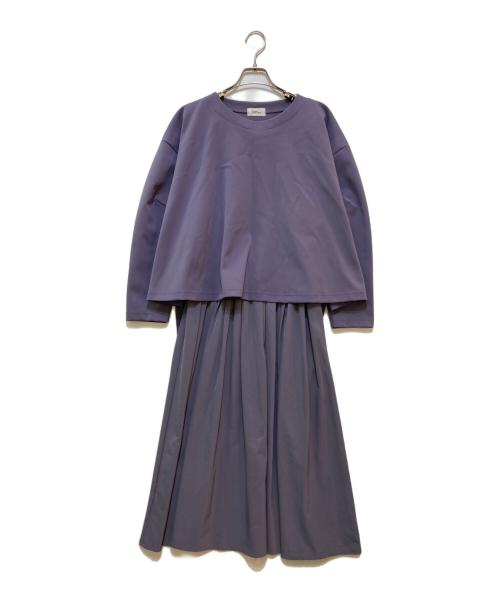 DEAR DANSKIN（ディア ダンスキン）DEAR DANSKIN (ディア ダンスキン) セットアップワンピース　DEAR521351 パープル サイズ:Mの古着・服飾アイテム