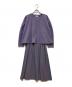 DEAR DANSKIN（ディア ダンスキン）の古着「セットアップワンピース　DEAR521351」｜パープル
