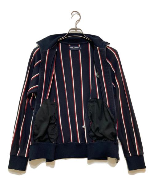 FRED PERRY（フレッドペリー）FRED PERRY (フレッドペリー) ストライプ トラックジャケット ネイビー サイズ:Sの古着・服飾アイテム
