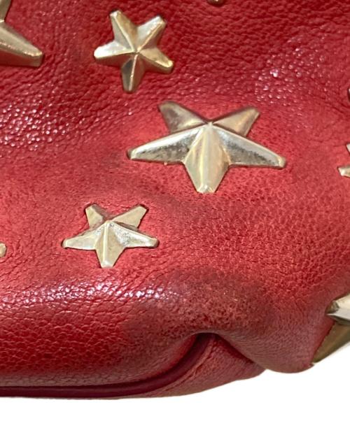 JIMMY CHOO（ジミーチュウ）JIMMY CHOO (ジミーチュウ) スタッズソフィアSハンドバッグ ピンクの古着・服飾アイテム