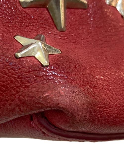 JIMMY CHOO（ジミーチュウ）JIMMY CHOO (ジミーチュウ) スタッズソフィアSハンドバッグ ピンクの古着・服飾アイテム