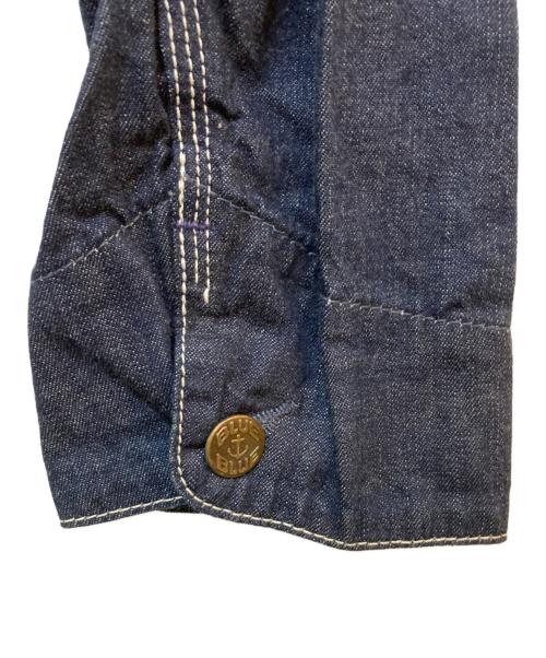 BLUE BLUE（ブルーブルー）BLUE BLUE (ブルーブルー) カバーオール インディゴ サイズ:2の古着・服飾アイテム
