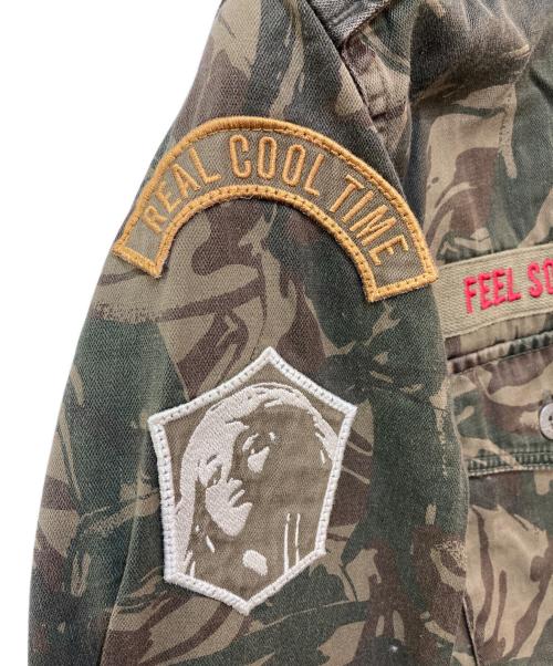 Hysteric Glamour（ヒステリックグラマー）Hysteric Glamour (ヒステリックグラマー) ミリタリーシャツ　0213AH08 オリーブ サイズ:Mの古着・服飾アイテム