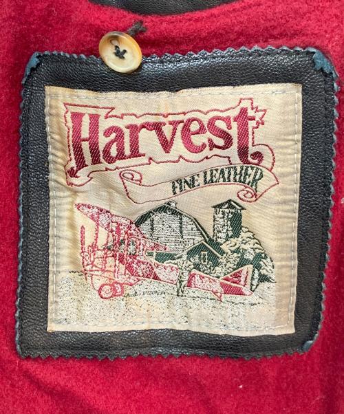 HARVEST（ハーヴェスト）HARVEST (ハーヴェスト) レザーブルゾン ブラック サイズ:XLの古着・服飾アイテム
