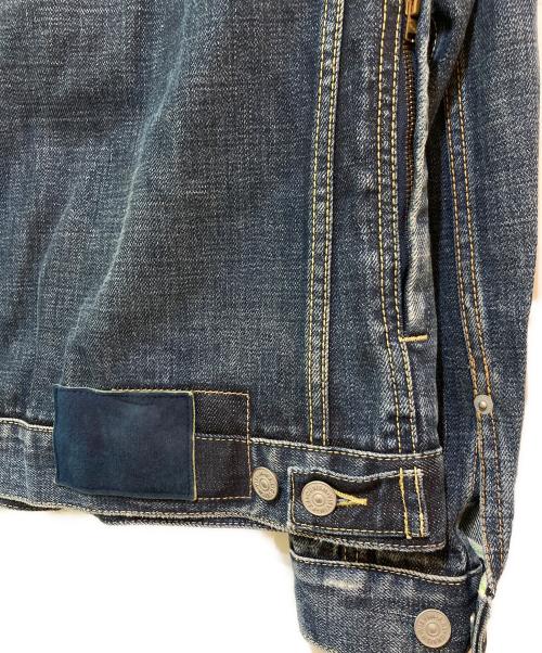 VISVIM（ビズビム）VISVIM (ビズビム) JKT DAMAGED (BORDER) インディゴ サイズ:1の古着・服飾アイテム