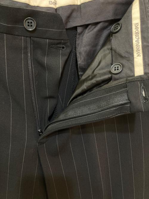 EMPORIO ARMANI（エンポリオ アルマーニ）EMPORIO ARMANI (エンポリオアルマーニ) セットアップスーツ ブラック サイズ:48の古着・服飾アイテム