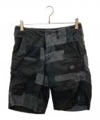 MOUNTAIN RESEARCHマウンテンリサーチ）の古着「パッチワークハーフパンツ」｜ブラック