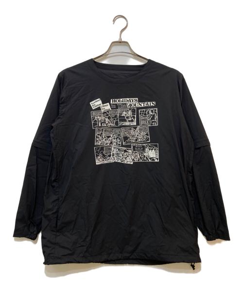 MOUNTAIN RESEARCH（マウンテンリサーチ）MOUNTAIN RESEARCH (マウンテンリサーチ) プリントカットソー　MTR-3224 ブラック サイズ:Mの古着・服飾アイテム