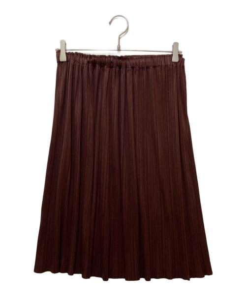 PLEATS PLEASE（プリーツプリーズ）PLEATS PLEASE (プリーツプリーズ) プリーツスカート　PP73-JG126 エンジ サイズ:3の古着・服飾アイテム