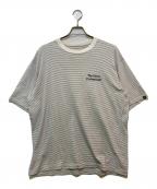 ENNOYエンノイ）の古着「ボーダーTシャツ　SS21BRENCT06AM」｜ブラック×ホワイト