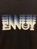 中古・古着 ENNOY (エンノイ) Electric Logo GradationTシャツ　SS23BRENCT07NTL ブラック サイズ:XL：14000円