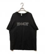 ENNOY×ALSTYLE APPAREL & ACTIVEWEARエンノイ×アレスタイルアパレル＆アクティブウェア）の古着「Electric logo Tシャツ」｜ブラック