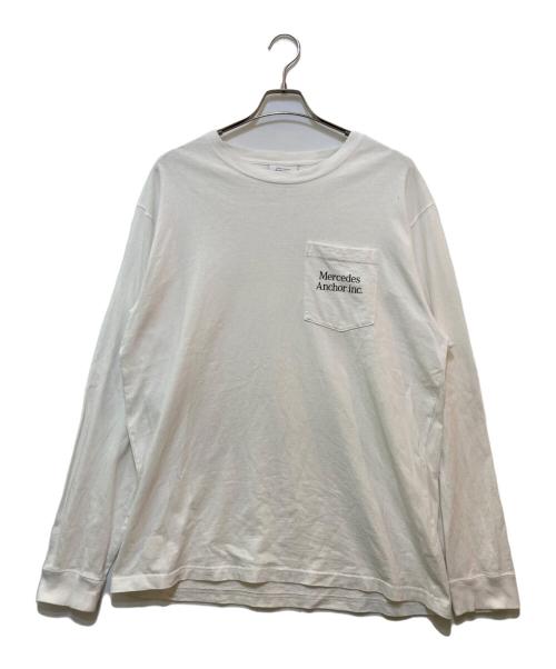 mercedes anchor inc.（メルセデス アンカー インク）mercedes anchor inc. (メルセデス アンカー インク) L/S Tee ホワイト サイズ:X-LARGEの古着・服飾アイテム