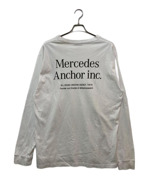 mercedes anchor inc.（メルセデス アンカー インク）mercedes anchor inc. (メルセデス アンカー インク) L/S Tee ホワイト サイズ:X-LARGEの古着・服飾アイテム