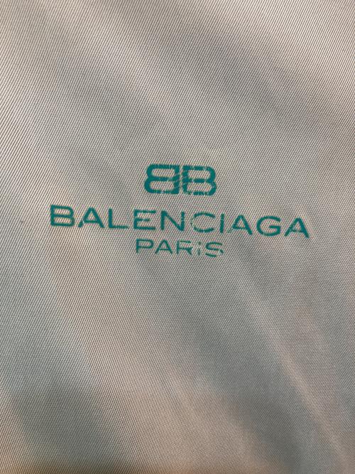 BALENCIAGA（バレンシアガ）BALENCIAGA (バレンシアガ) ナイロンフーデットコート ブルー サイズ:Lの古着・服飾アイテム