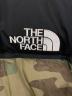 中古・古着 THE NORTH FACE (ザ ノース フェイス) Novelty Nuptse Jacket ブラック×カーキ サイズ:XL：18000円