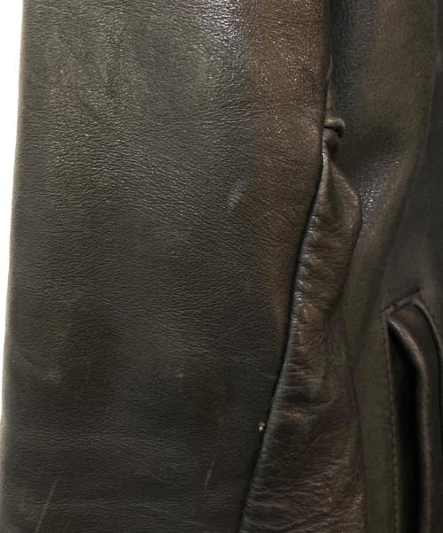 Schott（ショット）Schott (ショット) 740N LEATHER PEA JACKET ブラック サイズ:36の古着・服飾アイテム