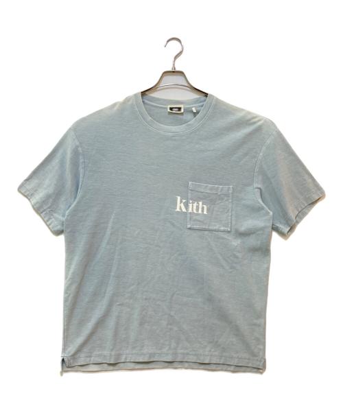 KITH（キス）KITH (キス) ポケットTシャツ ブルー サイズ:Mの古着・服飾アイテム