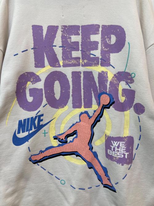 JORDAN（ジョーダン）JORDAN (ジョーダン) M J DJK HOODIE PHANTOM アイボリー サイズ:XLの古着・服飾アイテム