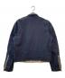 ARMANI EXCHANGE (アルマーニ エクスチェンジ) シングルライダースジャケット ネイビー サイズ:ＸＬ　：8000円