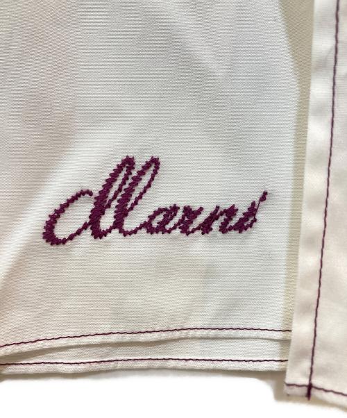 MARNI（マルニ）MARNI (マルニ) フロントリボンノースリーブブラウス　TTMA0201S0 ホワイト サイズ:40の古着・服飾アイテム