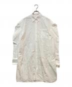 MYLANマイラン）の古着「Oversized Shirt Dress　MY23SS-BL001」｜ホワイト