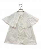 cygneシーニュ）の古着「Niiina ケープブラウス」｜ホワイト