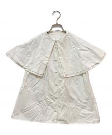 cygne（シーニュ）の古着「Niiina ケープブラウス」｜ホワイト