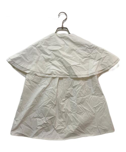 cygne（シーニュ）cygne (シーニュ) Niiina ケープブラウス ホワイト サイズ:不明(実寸をご参照下さい)の古着・服飾アイテム