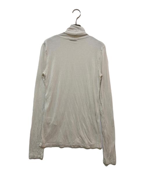 ATON（エイトン）ATON (エイトン) モダールシルクジャージーハイネックプルオーバー アイボリー サイズ:2の古着・服飾アイテム