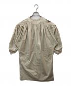 ETROエトロ）の古着「バルーンスリーブドレス」｜ベージュ