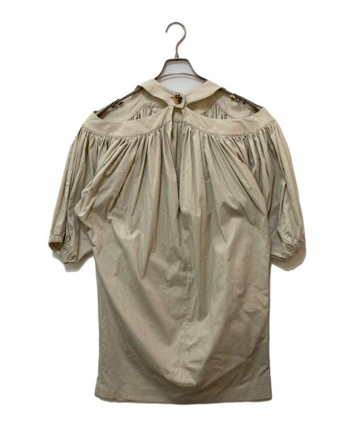 ETRO（エトロ）ETRO (エトロ) バルーンスリーブドレス ベージュ サイズ:40の古着・服飾アイテム