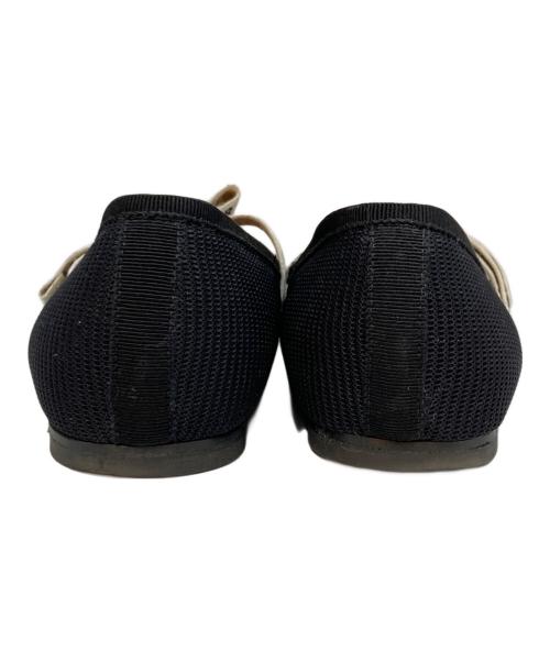Christian Dior（クリスチャン ディオール）Christian Dior (クリスチャン ディオール) MISS JADIOR BALLERINA FLAT ブラック サイズ:37 1/2の古着・服飾アイテム