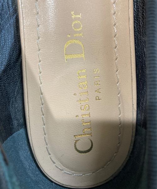 Christian Dior（クリスチャン ディオール）Christian Dior (クリスチャン ディオール) MISS JADIOR BALLERINA FLAT ブラック サイズ:37 1/2の古着・服飾アイテム