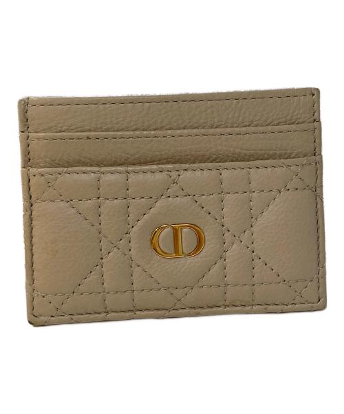 Christian Dior（クリスチャン ディオール）Christian Dior (クリスチャン ディオール) CAROカードケース　33-MA-1202 ベージュの古着・服飾アイテム