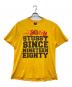 stussy（ステューシー）の古着「プリントTシャツ」｜イエロー