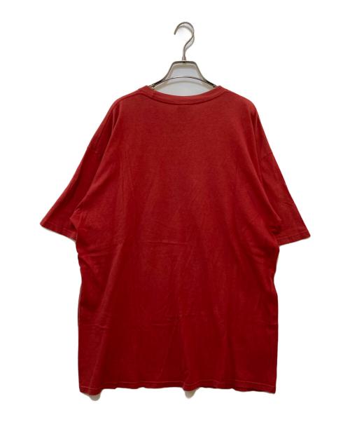 stussy（ステューシー）stussy (ステューシー) プリントTシャツ レッド サイズ:XLの古着・服飾アイテム