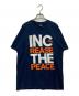 stussy（ステューシー）の古着「Increase The Peace Tee」｜ネイビー
