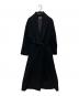YOKO CHAN（ヨーコチャン）の古着「アンゴラウールガウンコート」｜ブラック