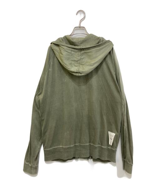 DIESEL（ディーゼル）DIESEL (ディーゼル) レーヨンリネン混ジップパーカー カーキ サイズ:Lの古着・服飾アイテム