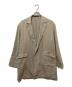 AP STUDIO（エーピーストゥディオ）の古着「リネンラスティックジャケット」｜ベージュ