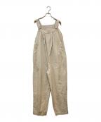 休日と詩キュウジツトウタ）の古着「サンサンサロペット」｜ベージュ