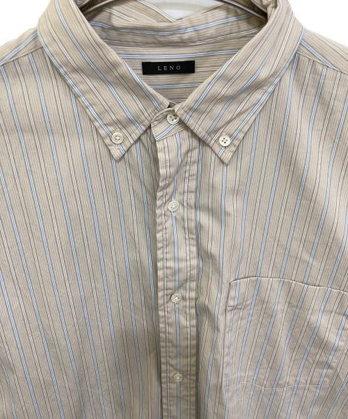 leno（リノ）leno (リノ) BUTTON-DOWN SHIRTS ベージュ サイズ:1の古着・服飾アイテム