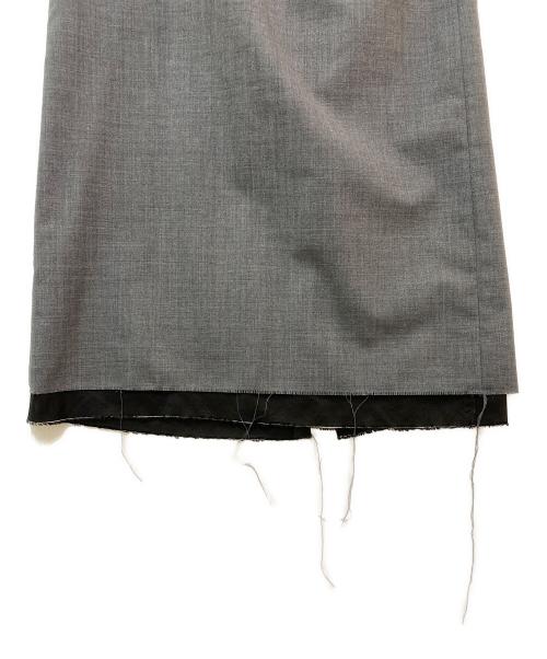 MADISON BLUE（マディソンブルー）MADISON BLUE (マディソンブルー) LOW WAIST STRAIGHT スカート　MB231-6019 グレー サイズ:Ｓの古着・服飾アイテム