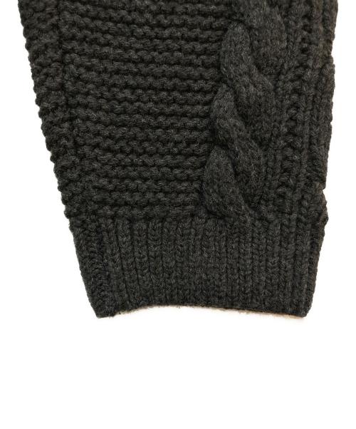 loin.（ロワン）loin. (ロワン) ニットカーディガン グレー サイズ:FREE 未使用品の古着・服飾アイテム