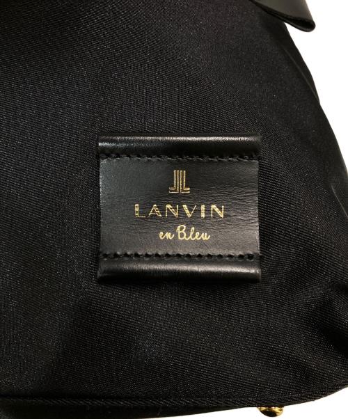 LANVIN en Bleu（ランバンオンブルー）LANVIN en Bleu (ランバンオンブルー) リボントートバッグ ブラックの古着・服飾アイテム